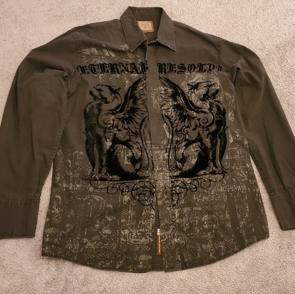 Roar Signature button down shirt